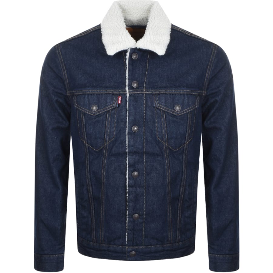 Alternative Image for ProductLevis Denim Sherpa Trucker Jacket Blue1